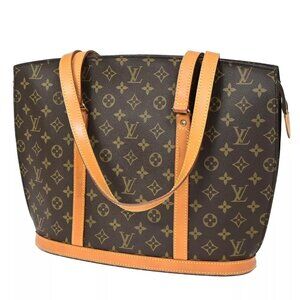 Auth LOUIS VUITTON BABYLONE Shoulder Bag Monogram Leather Brown France